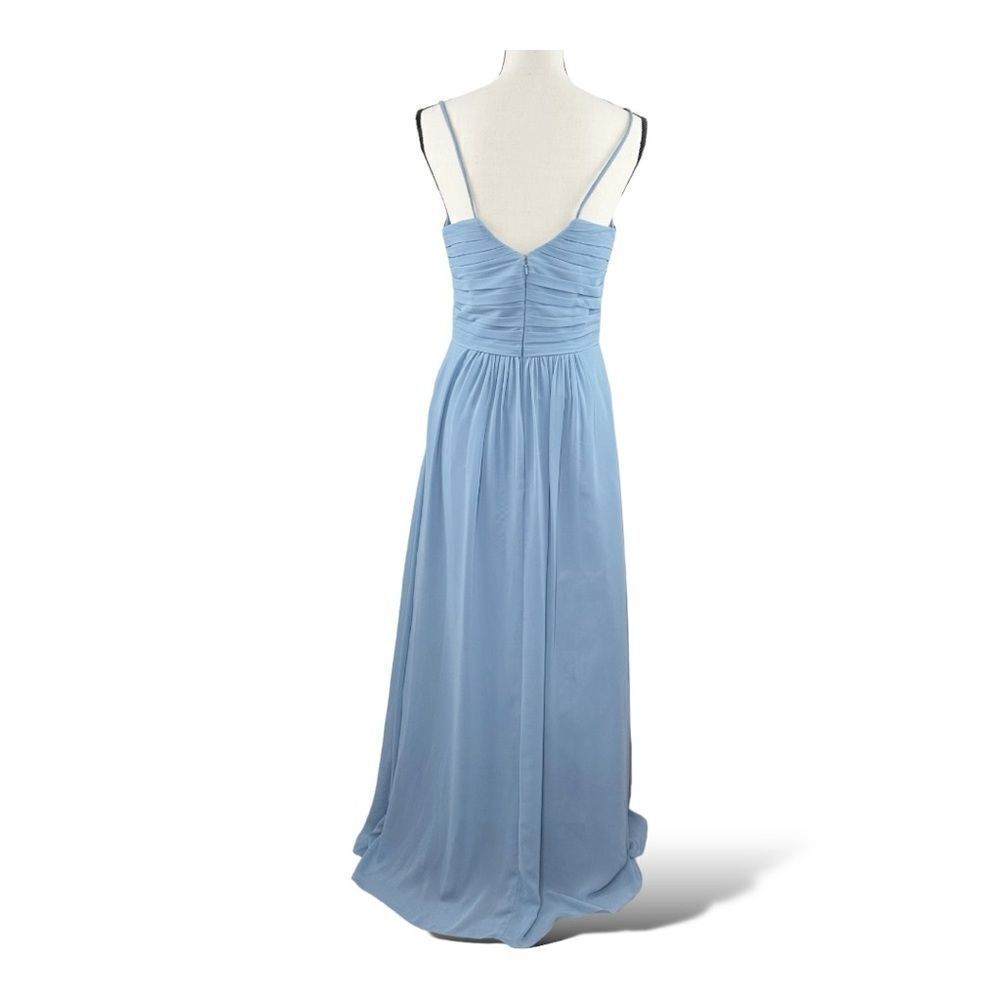 Bill Levkoff Light Blue Wedding Dress - Picture 3 of 13